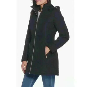 Gallery Quilted Jacket Black Size Medium